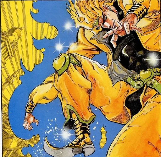 🕡 Стикер «Dio Brando Дио Брандо» для Telegram