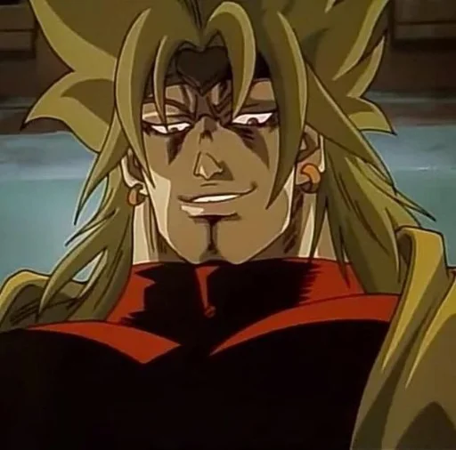 🕡 Стикер «Dio Brando Дио Брандо» для Telegram