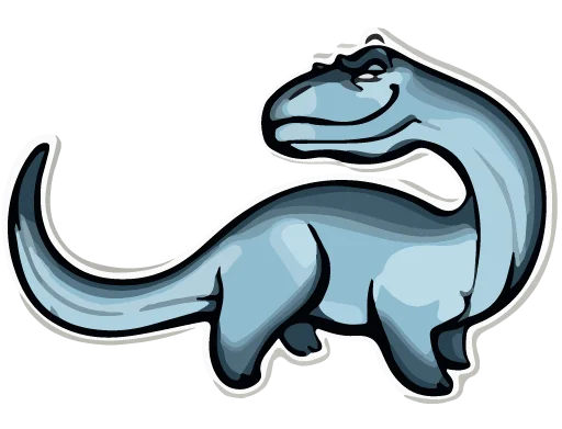 😏 Стикер «Diplodocus Ray» для Telegram