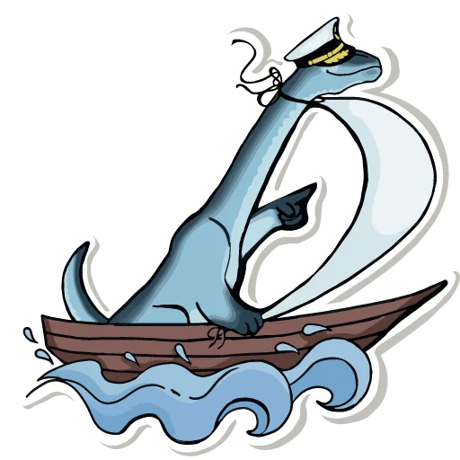 ⛵️ Стикер «Diplodocus Ray» для Telegram