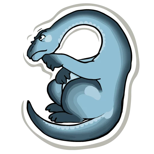 🤔 Стикер «Diplodocus Ray» для Telegram