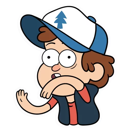 😲 Стикер «Диппер - Gravity Falls» для Telegram