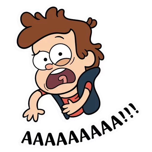 😳 Стикер «Диппер - Gravity Falls» для Telegram