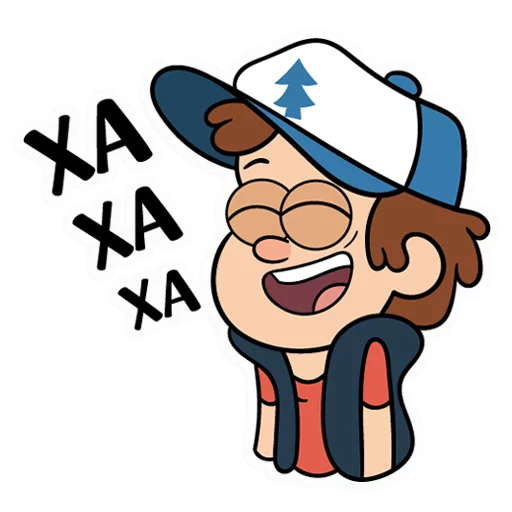 😃 Стикер «Диппер из Гравити Фолз» для Telegram