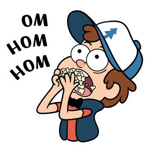 🍕 Стикер «Диппер из Гравити Фолз» для Telegram