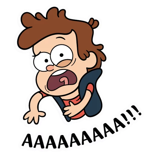 😵 Стикер «Диппер из Гравити Фолз» для Telegram