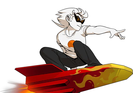 🛹 Стикер «Dirk Pesterquest» для Telegram