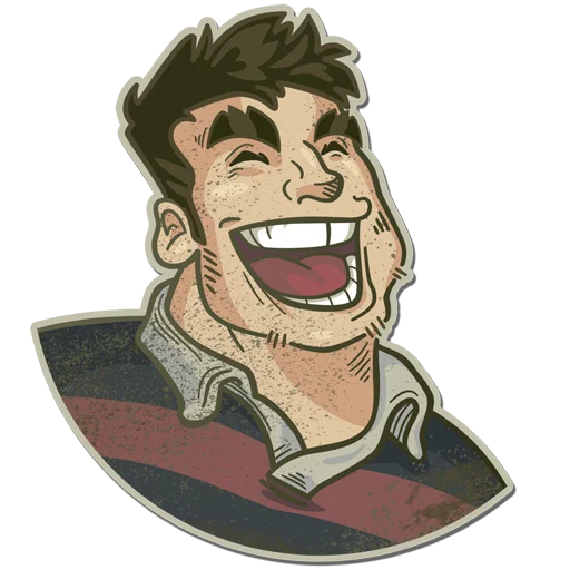 🤣 Стикер «Dirty Rugby» для Telegram