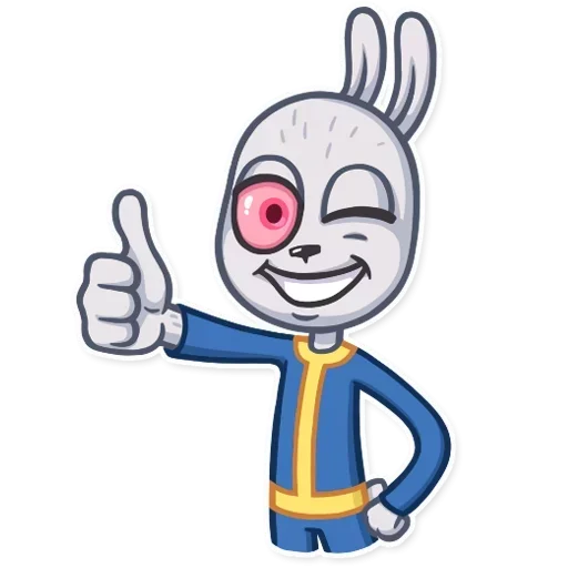 👍 Стикер «Dirty Bunny» для Telegram