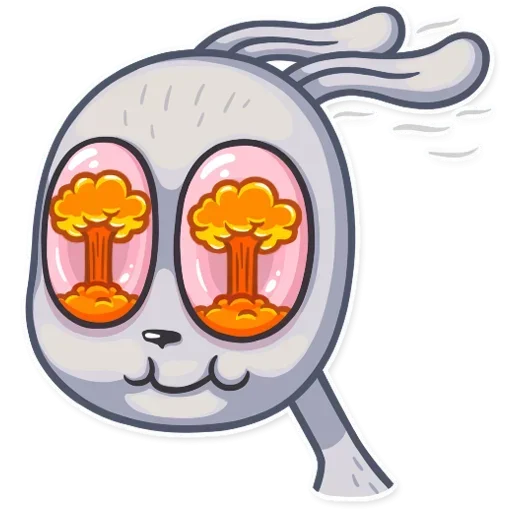Стикерпак Dirty Bunny для Telegram