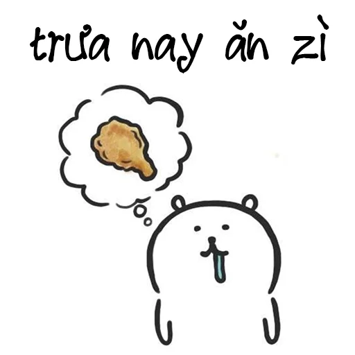 🤤 Стикер «Meme tim đì sai» для Telegram