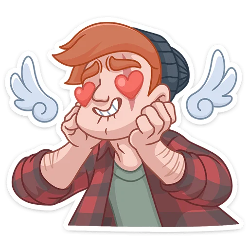 🥰 Стикер «Разочарованный Амур» для Telegram