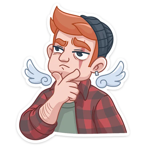 🤔 Стикер «Разочарованный Амур» для Telegram
