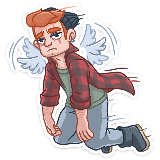 😕 Стикер «Разочарованный Амур» для Telegram