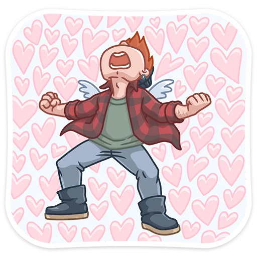 🥰 Стикер «Разочарованный Амур» для Telegram