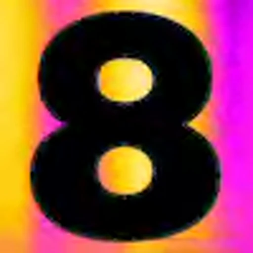 8️⃣ Эмодзи «Disco alphabet» для Telegram