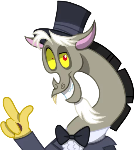 🎩 Стикер «MLP - Discord» для Telegram