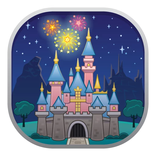 🏰 Стикер «Disney Emoji iBlitz» для Telegram
