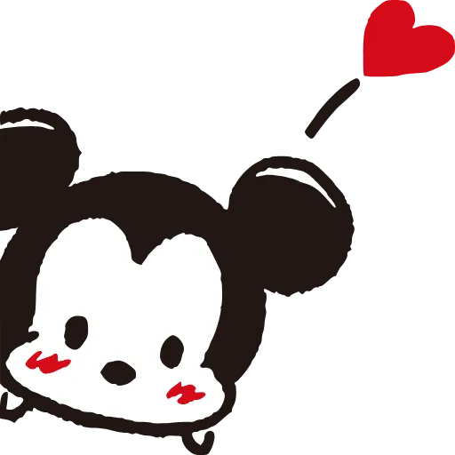 👩‍❤️‍💋‍👨 Стикер «Disney Tsum Tsum» для Telegram