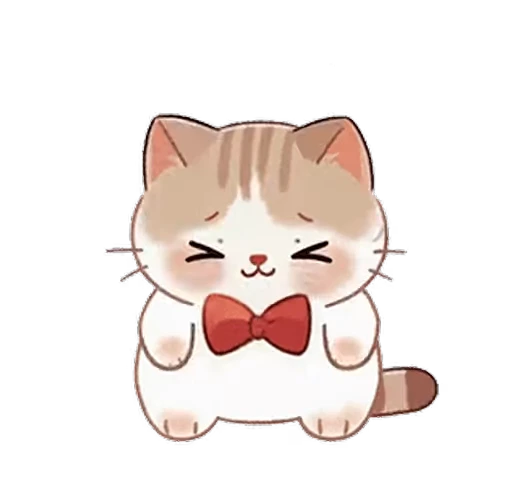 😊 Стикер «Distant Apricot Cat» для Telegram