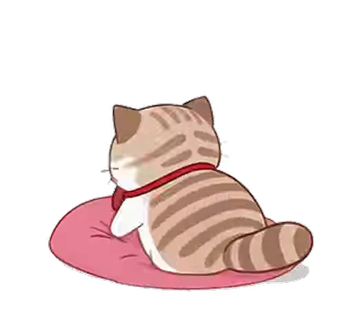 😊 Стикер «Distant Apricot Cat» для Telegram