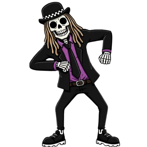 💀 Стикер «Distemper Stickers» для Telegram