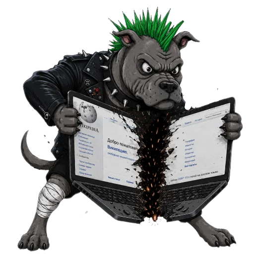😀 Стикер «Distemper Stickers» для Telegram