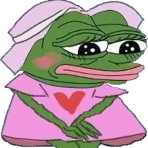 😳 Стикер «Distortion Pepe» для Telegram