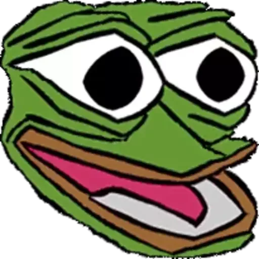😳 Стикер «Distortion Pepe» для Telegram