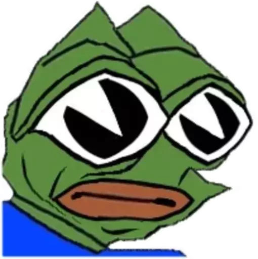 😣 Стикер «Distortion Pepe» для Telegram