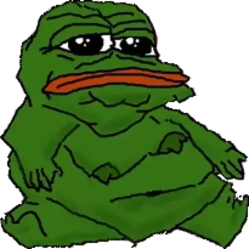 😢 Стикер «Distortion Pepe» для Telegram