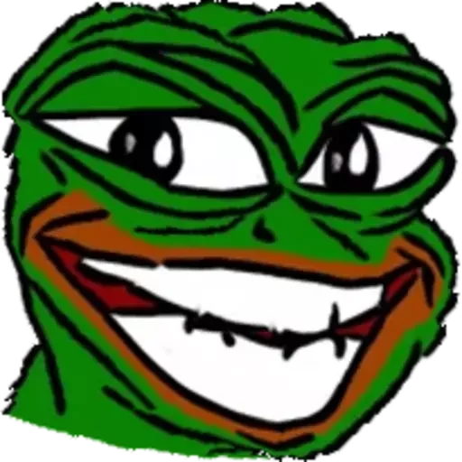 🤤 Стикер «Distortion Pepe» для Telegram