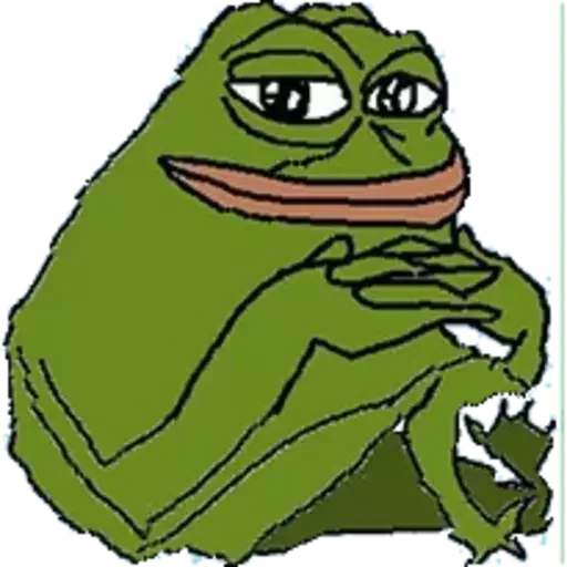 🤥 Стикер «Distortion Pepe» для Telegram