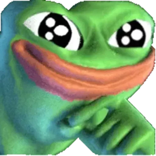 🤔 Стикер «Distortion Pepe» для Telegram