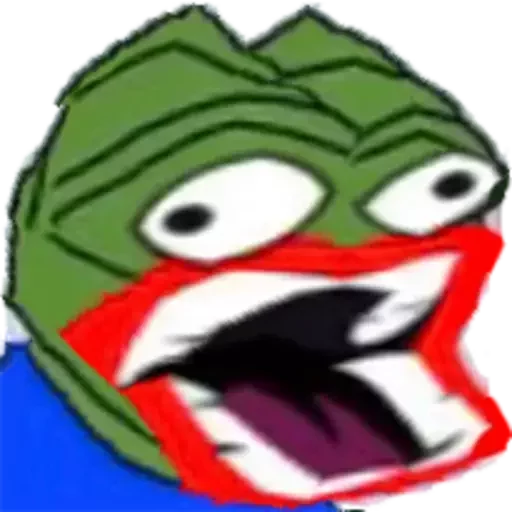 👺 Стикер «Distortion Pepe» для Telegram