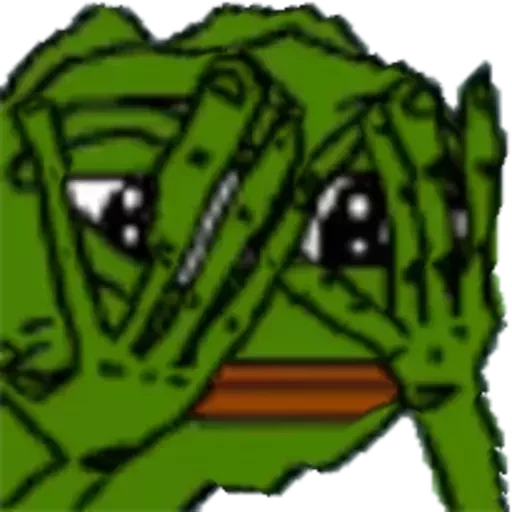 🙈 Стикер «Distortion Pepe» для Telegram