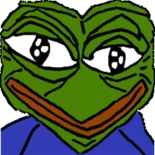 🤥 Стикер «Distortion Pepe» для Telegram