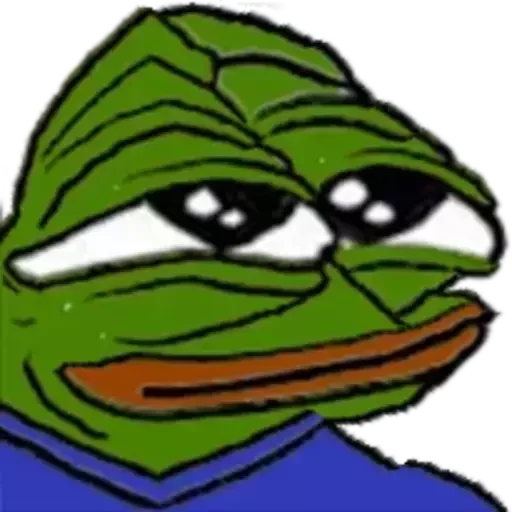 🤤 Стикер «Distortion Pepe» для Telegram