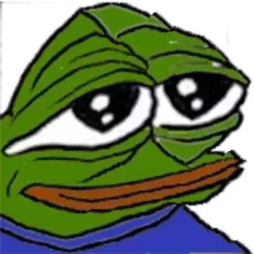 🤤 Стикер «Distortion Pepe» для Telegram