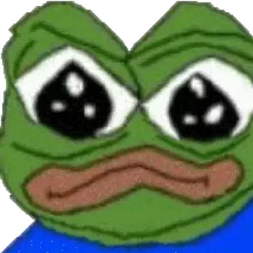 🙄 Стикер «Distortion Pepe» для Telegram