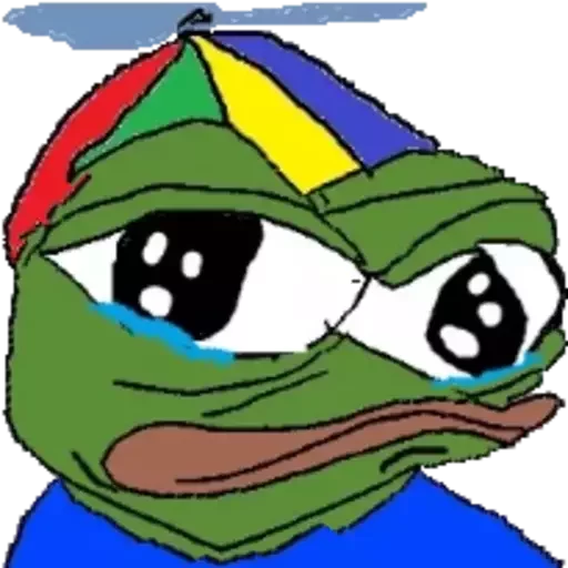 🙎‍♂ Стикер «Distortion Pepe» для Telegram
