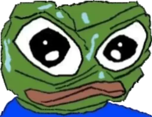😅 Стикер «Distortion Pepe» для Telegram