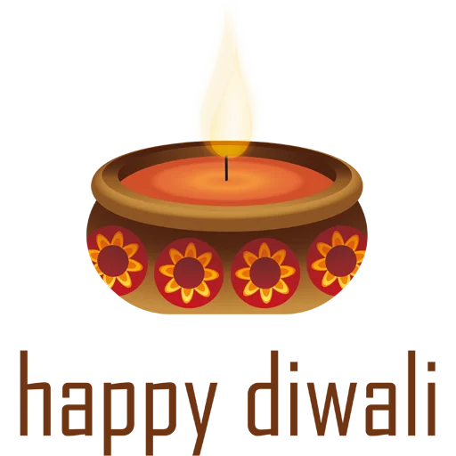 🪔 Стикер «Happy Diwali» для Telegram