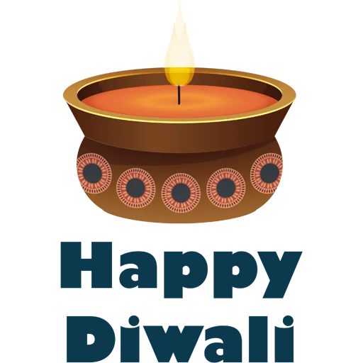 🪔 Стикер «Happy Diwali» для Telegram