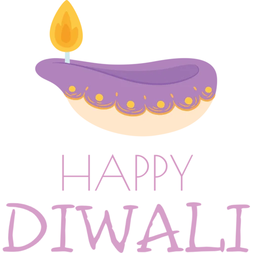 🪔 Стикер «Happy Diwali» для Telegram