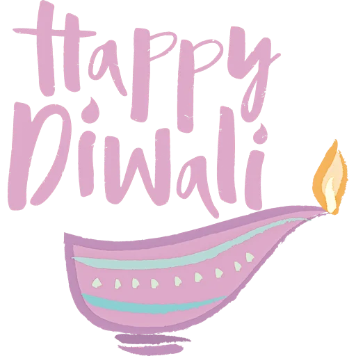 🪔 Стикер «Happy Diwali» для Telegram