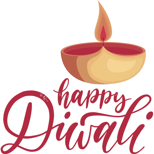 🪔 Стикер «Happy Diwali» для Telegram