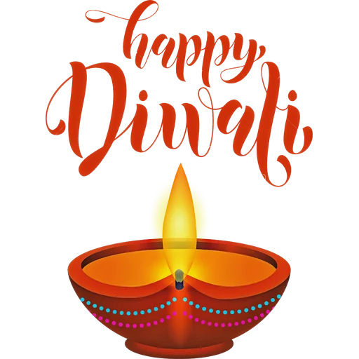 🪔 Стикер «Happy Diwali» для Telegram