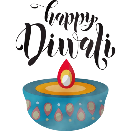 🪔 Стикер «Happy Diwali» для Telegram