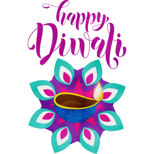 🪔 Стикер «Happy Diwali» для Telegram